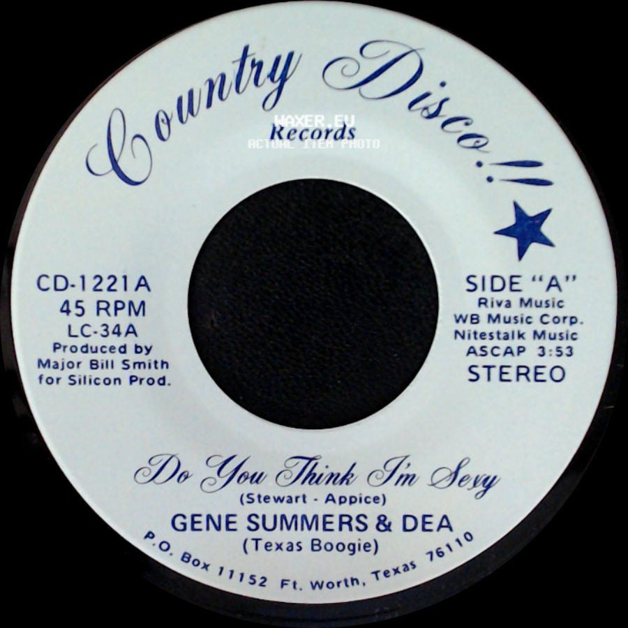 Gene Summers & Dea - The Clown / Do You Think I'm Sexy side B