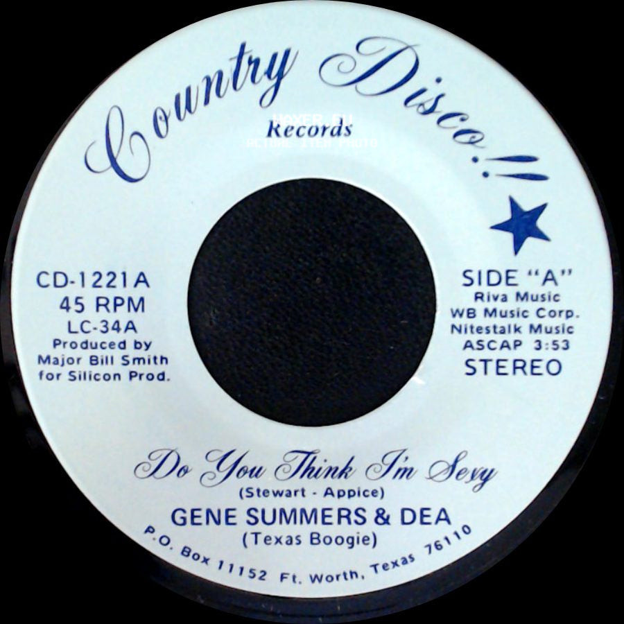 Gene Summers & Dea - Do You Think I'm Sexy / The Clown side A