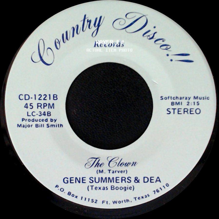 Gene Summers & Dea - Do You Think I'm Sexy / The Clown side B