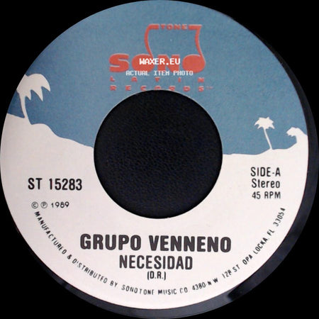 Grupo Venneno - Necesidad / El Viudo side A