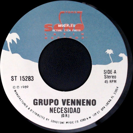 Grupo Venneno - Necesidad / El Viudo side A