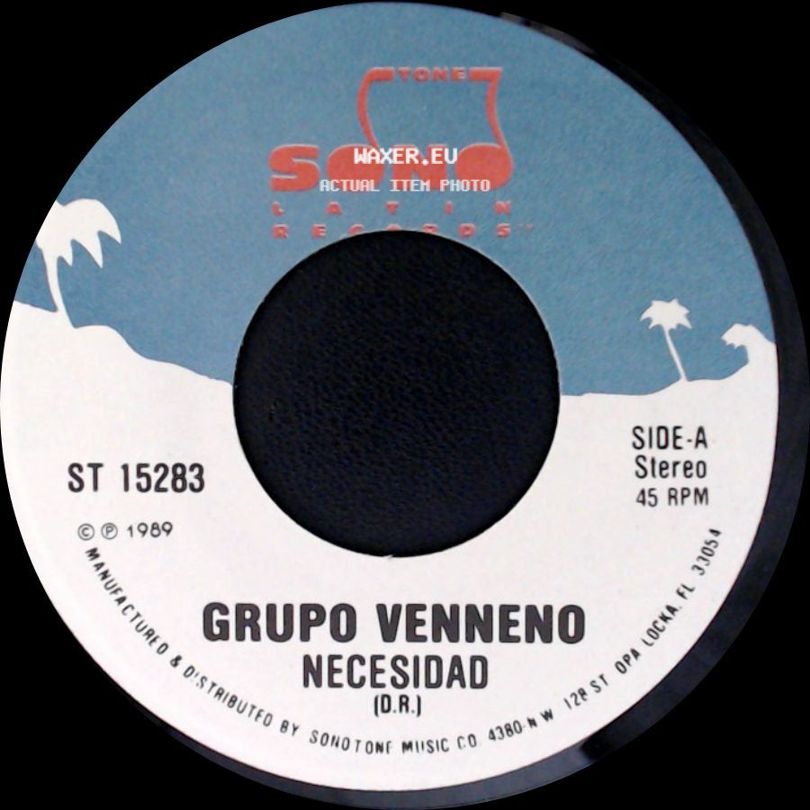 Grupo Venneno - Necesidad / El Viudo side A