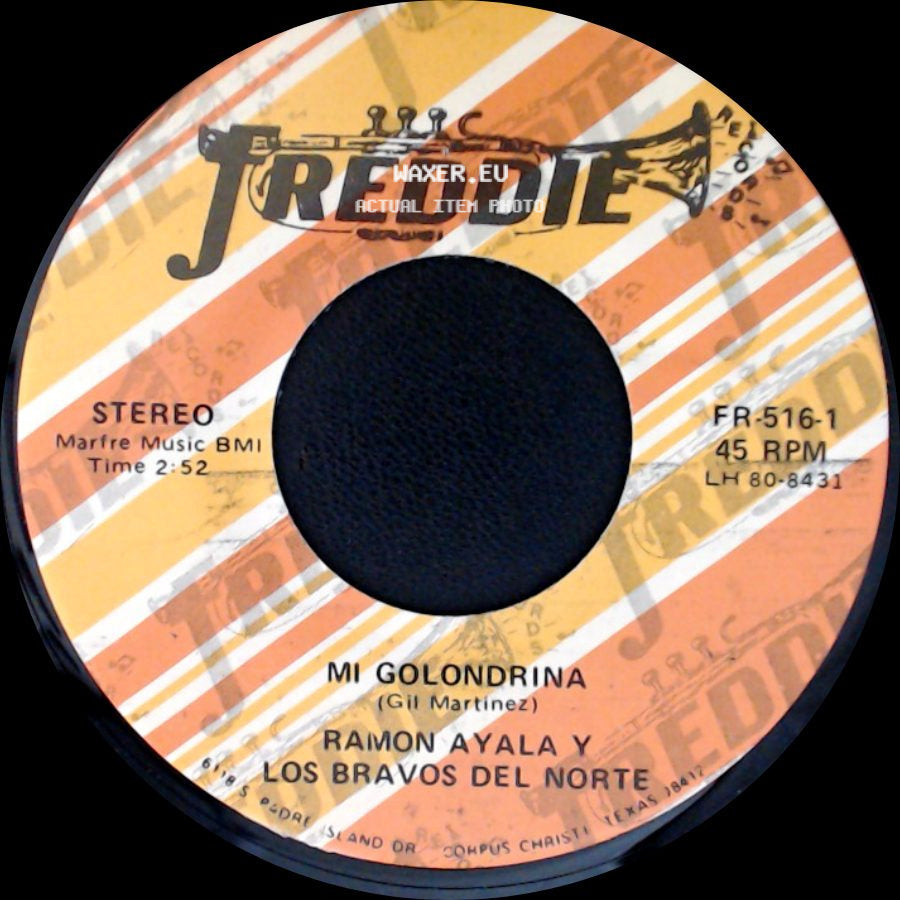 Raimon Ayala Y Los Bravos Del Norte - Una Botella / Mi Golondrina side B