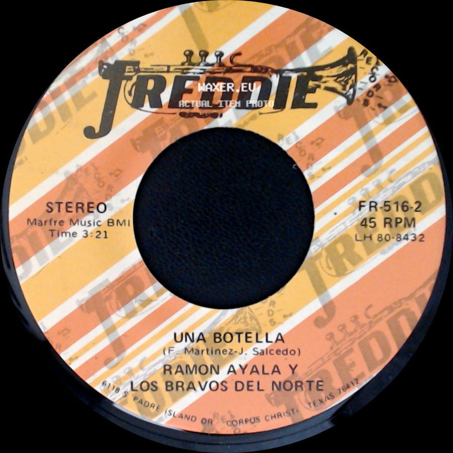 Ramon Ayala Y Los Bravos Del Norte - Una Botella / Mi Golondrina side A
