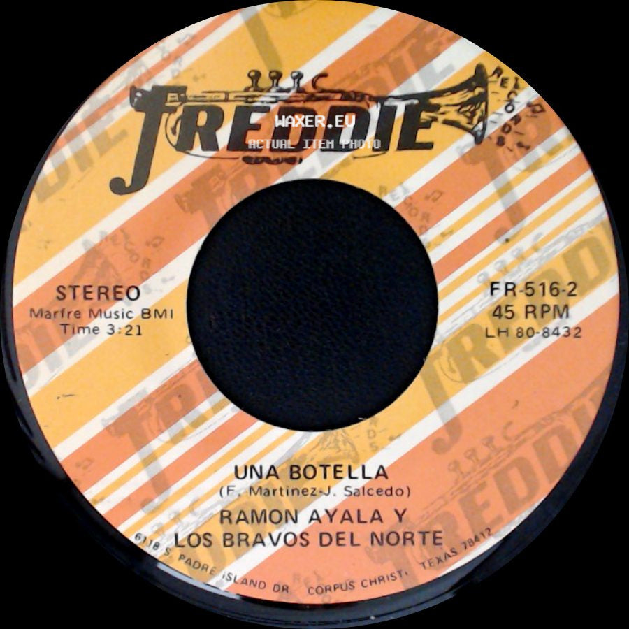 Ramon Ayala Y Los Bravos Del Norte - Una Botella / Mi Golondrina side A
