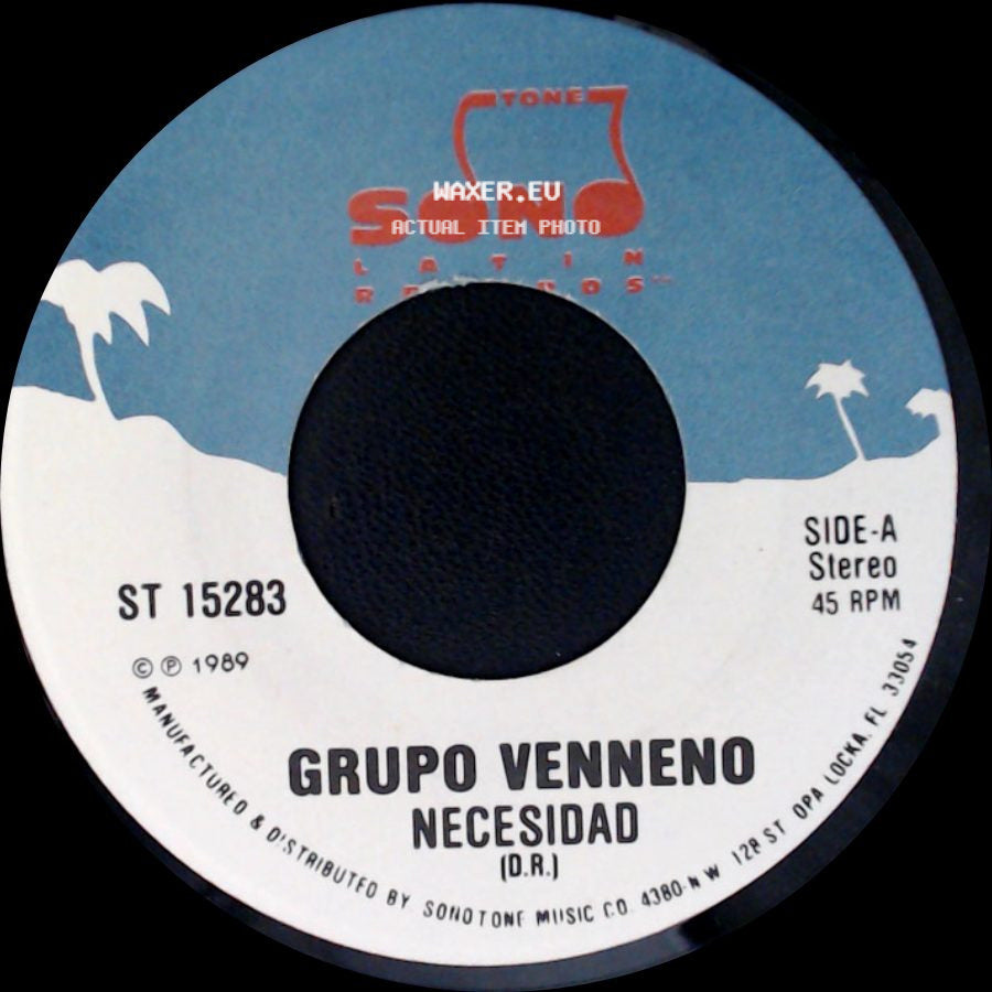 Grupo Venneno - Necesidad / El Viudo side A