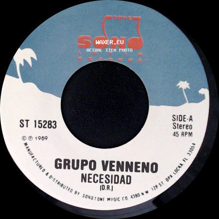 Grupo Venneno - Necesidad / El Viudo side A