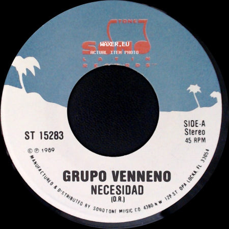 Grupo Venneno - Necesidad (D.R.) / El Viudo side A