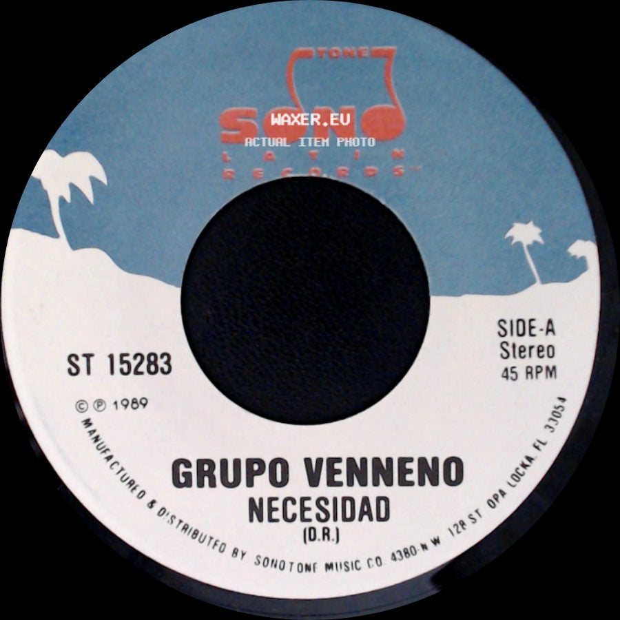 Grupo Venneno - Necesidad / El Viudo side A