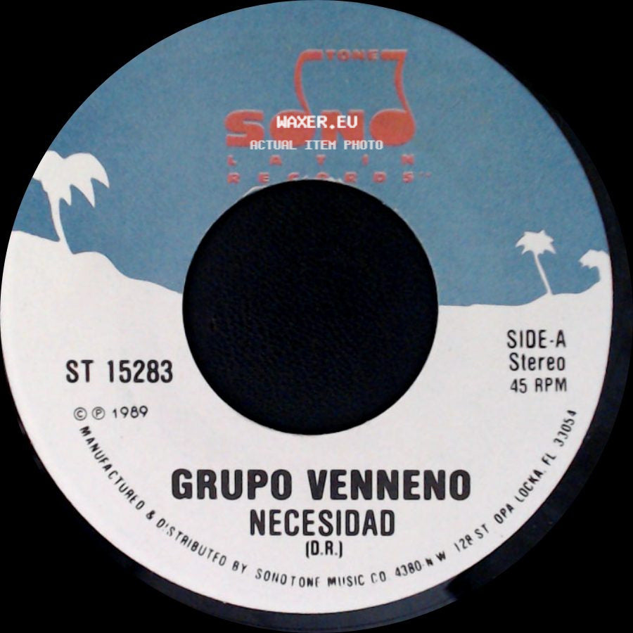 Grupo Venneno - Necesidad / El Viudo side A
