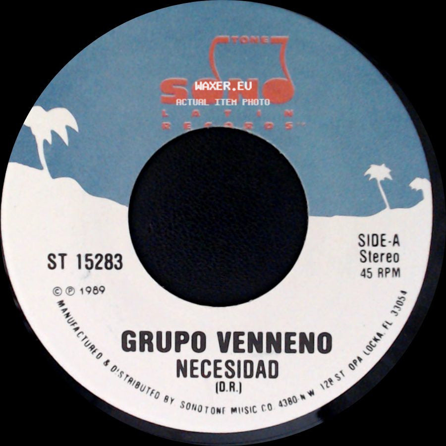 Grupo Venneno - Necesidad / El Viudo side A