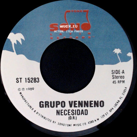 Grupo Venneno - Necesidad / El Viudo (D.R.) side A