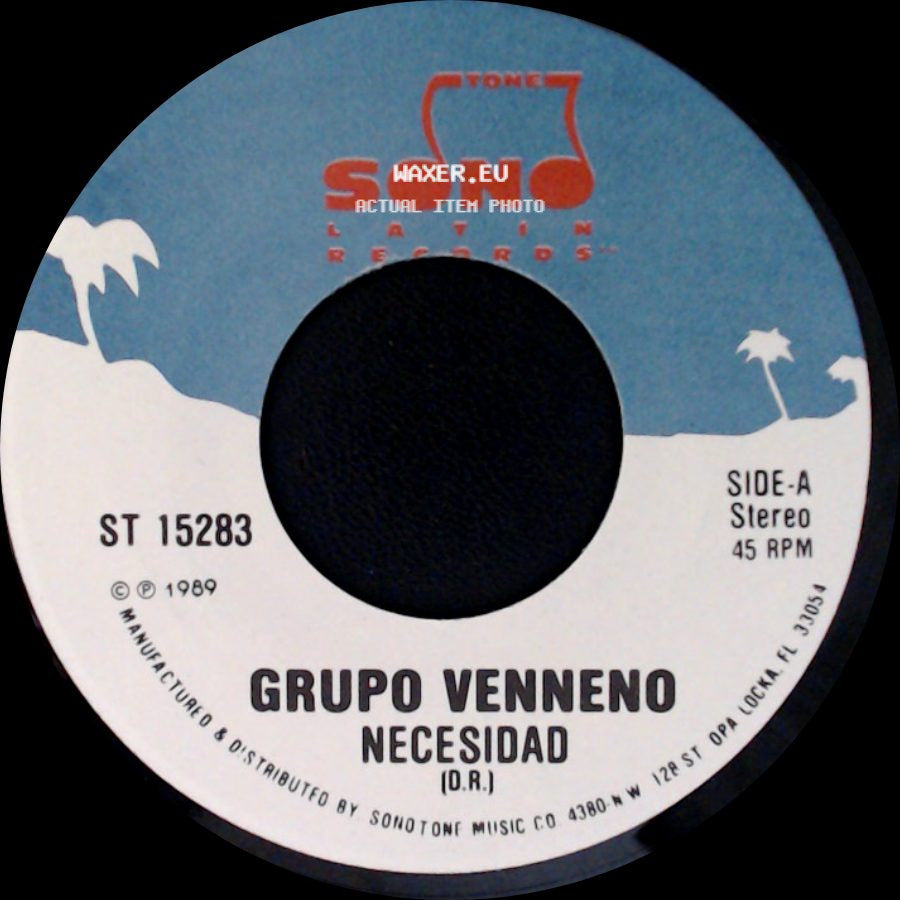 Grupo Venneno - Necesidad / El Viudo side A