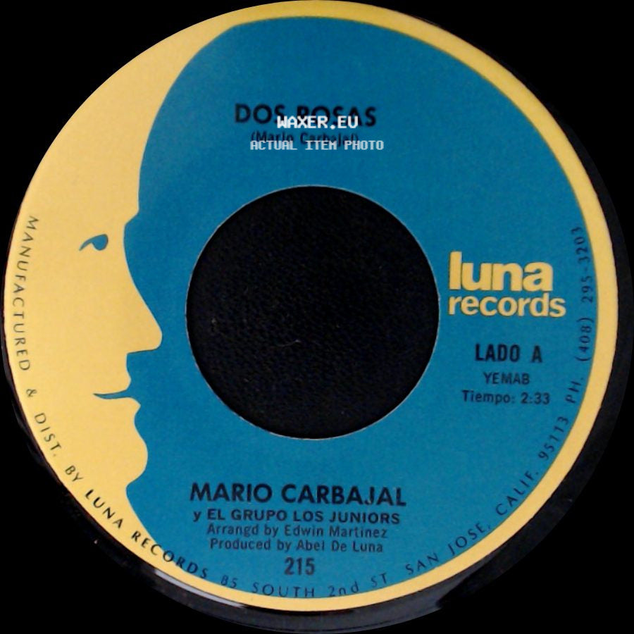 Mario Carbajal Y El Grupo Los Juniors - Dos Rosas / Tu Recuerdo Y Yo side A