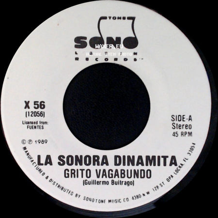La Sonora Dinamita - Grito Vagabundo / Grito Vagabundo side A