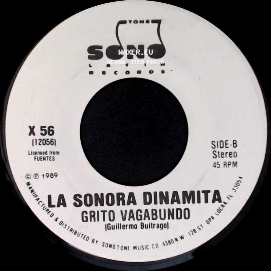 La Sonora Dinamita - Grito Vagabundo / Grito Vagabundo side B