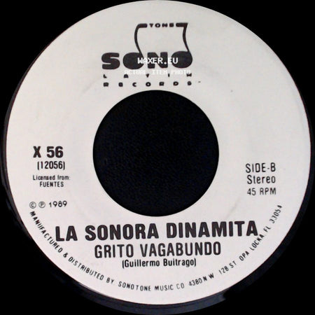 La Sonora Dinamita - Grito Vagabundo / Grito Vagabundo side B