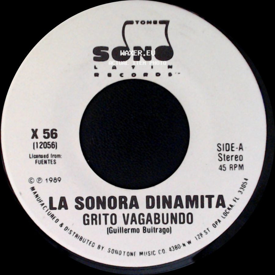 La Sonora Dinamita - Grito Vagabundo / Grito Vagabundo side A