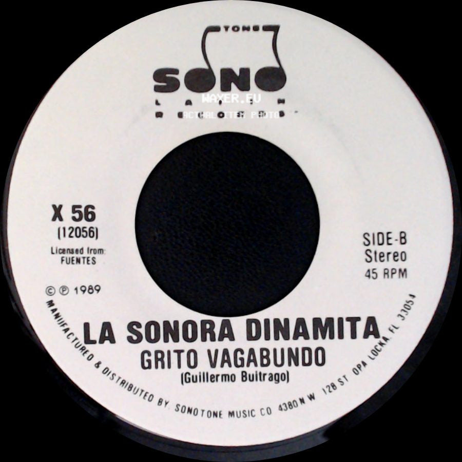 La Sonora Dinamita - Grito Vagabundo / Grito Vagabundo side B