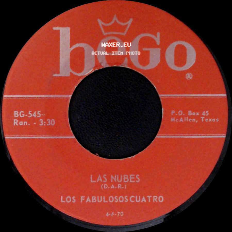 Los Fabulosos Cuatro - Tu Solo Tu / Las Nubes side B