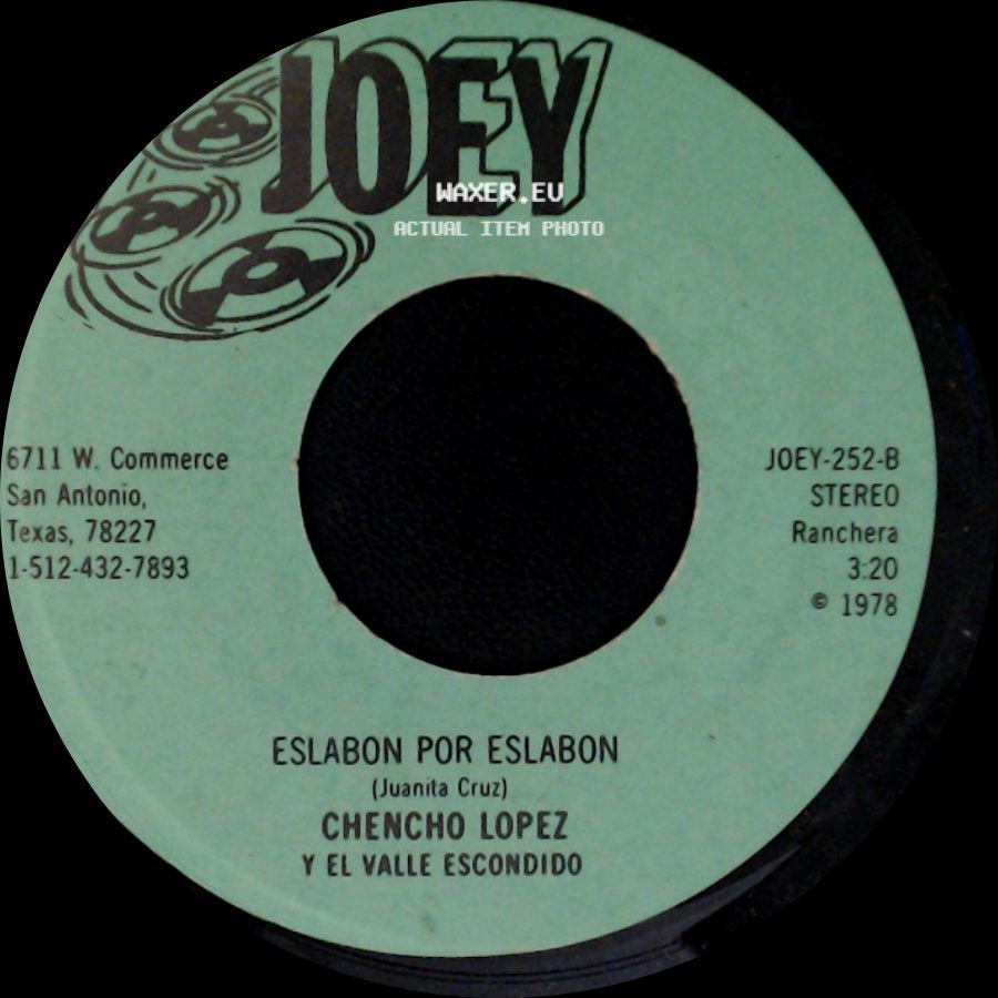 Chencho Lopez Y El Valle Escondido - Tirado En La Esquina / Eslabon Por Eslabon side B