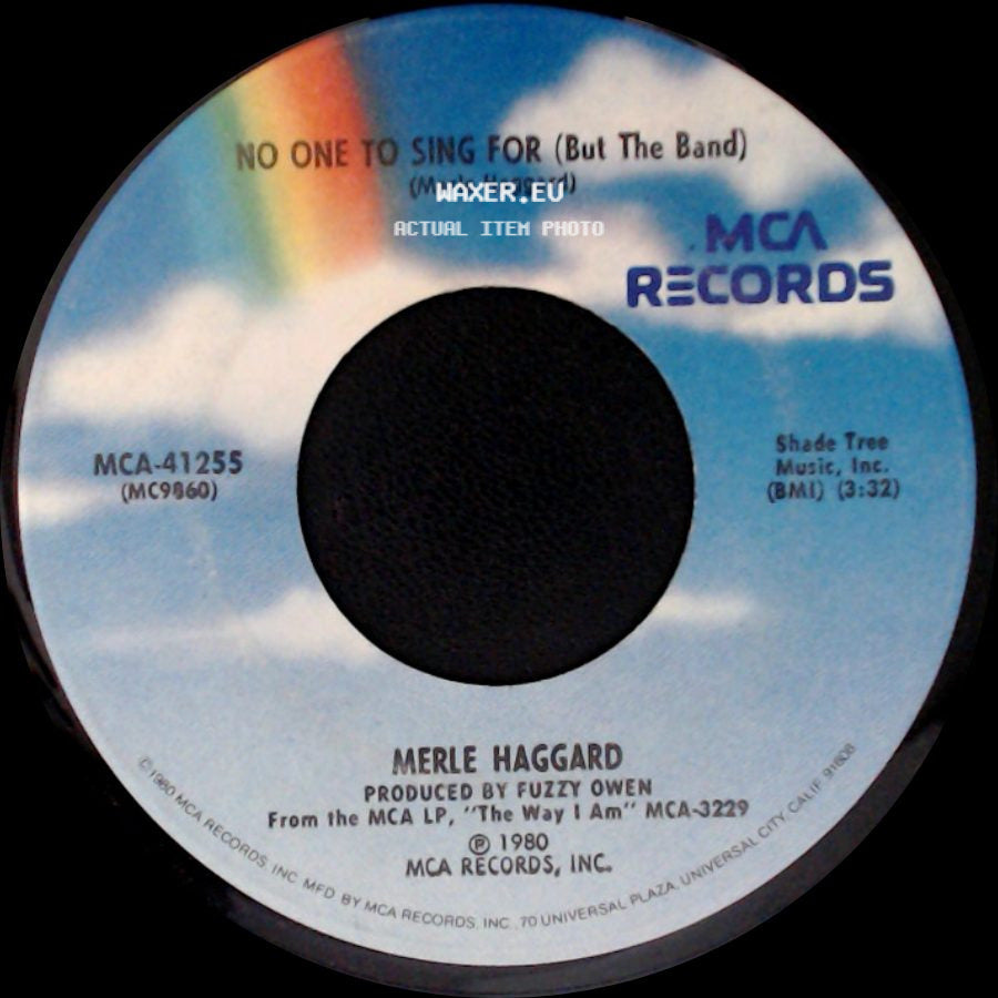 Merle Haggard - No One To Sing For (But The Band) / Misery And Gin side A