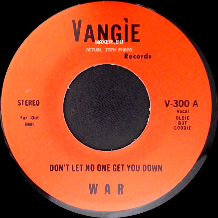 The Hollydood Saxons / War - Every Day's A Holiday / Don't Let No One Get You Down side B