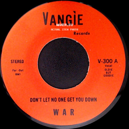 The Hollydood Saxons / War - Every Day's A Holiday / Don't Let No One Get You Down side B