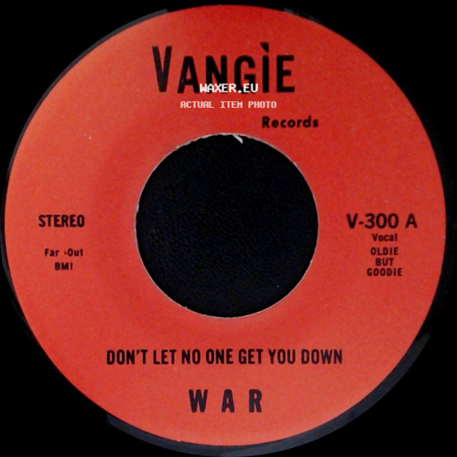 The Hollydood Saxons / War - Every Day's A Holiday / Don't Let No One Get You Down side B