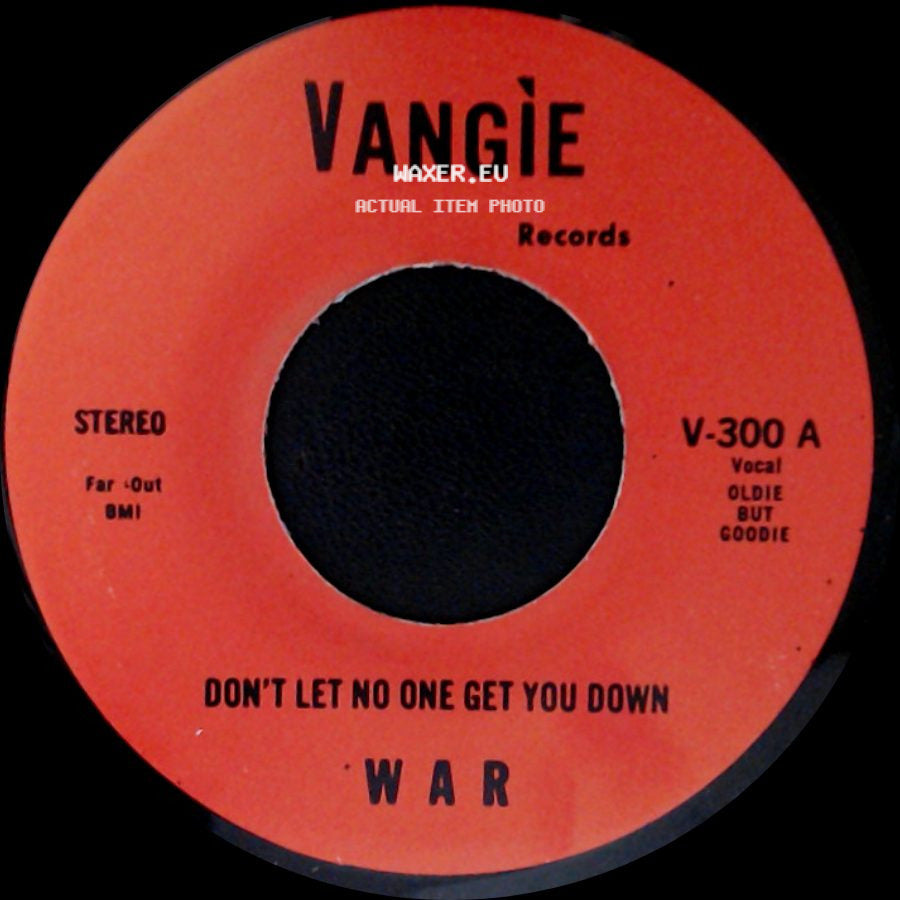 The Hollydood Saxons / War - Every Day's A Holiday / Don't Let No One Get You Down side B