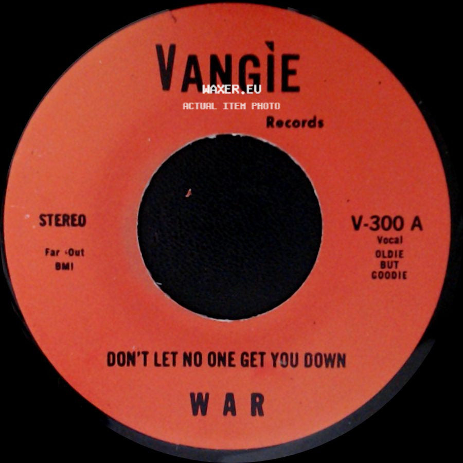 The Hollydood Saxons / War - Every Day's A Holiday / Don't Let No One Get You Down side B