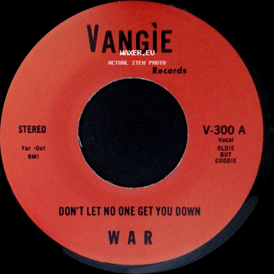 The Hollydood Saxons / War - Every Day's A Holiday / Don't Let No One Get You Down side B