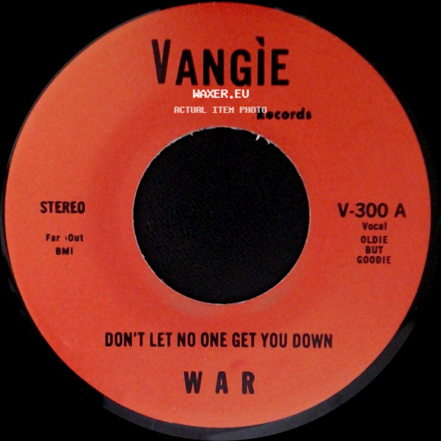 The Hollydood Saxons / War - Every Day's A Holiday / Don't Let No One Get You Down side B