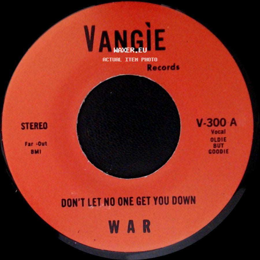 The Hollydood Saxons / War - Every Day's A Holiday / Don't Let No One Get You Down side B