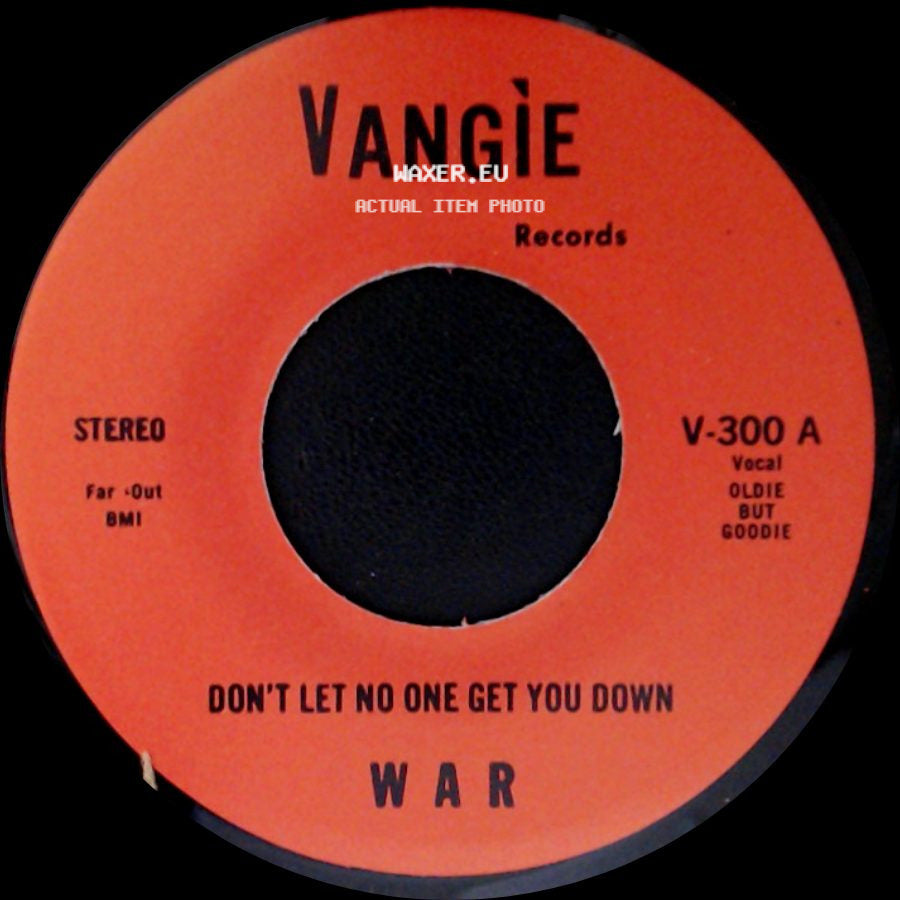 The Hollydood Saxons / War - Every Day's A Holiday / Don't Let No One Get You Down side B