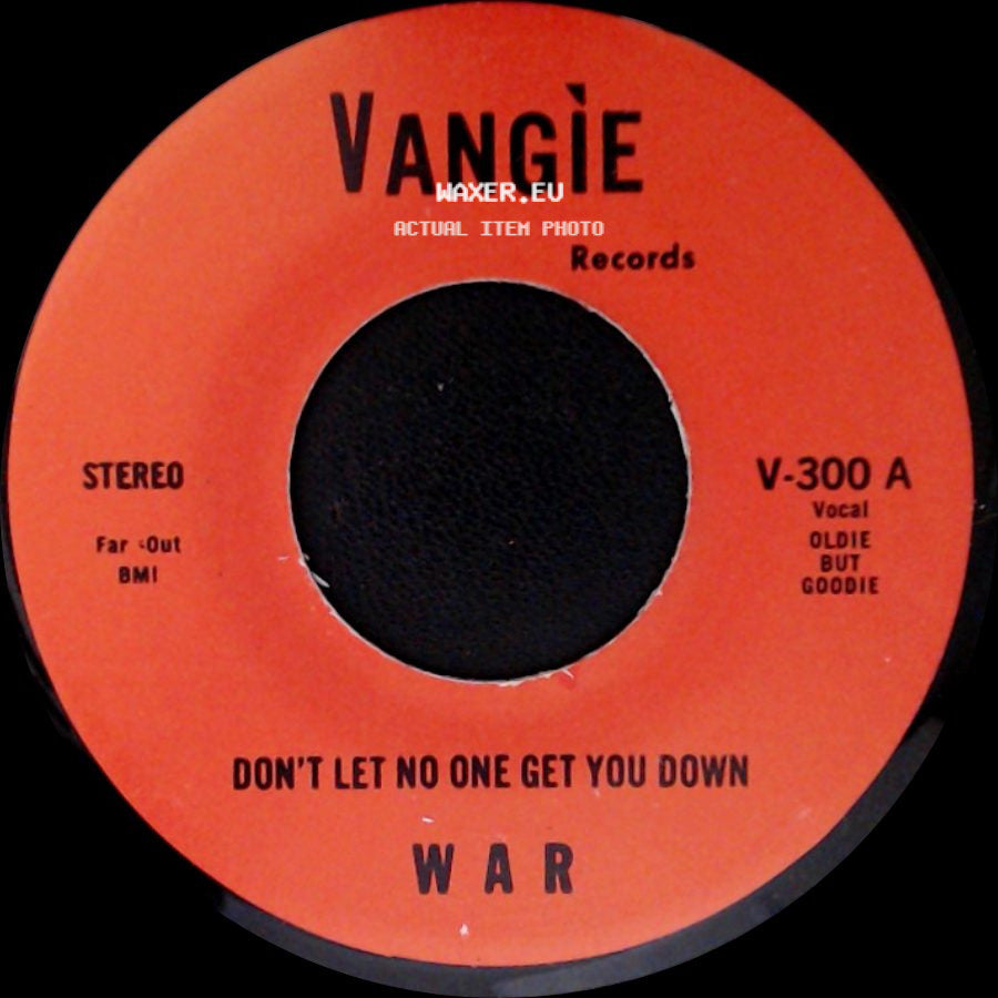 The Hollydood Saxons / War - Every Day's A Holiday / Don't Let No One Get You Down side B