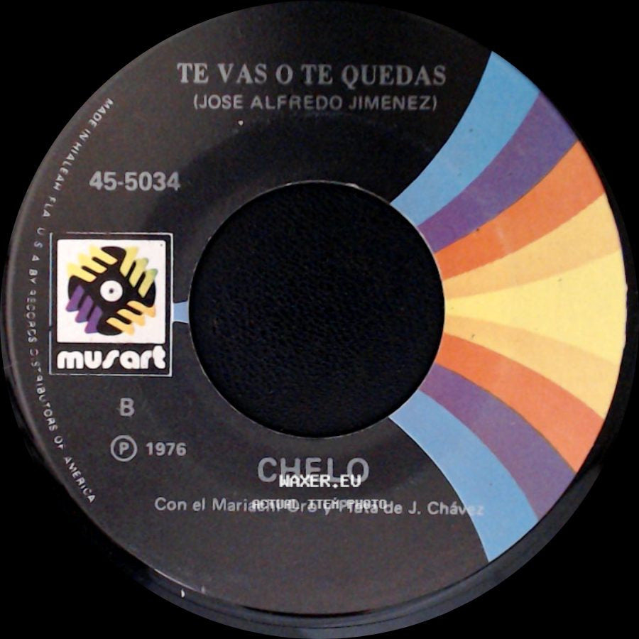Chelo - Te Vas O Te Quedas / Tu Castigo side A