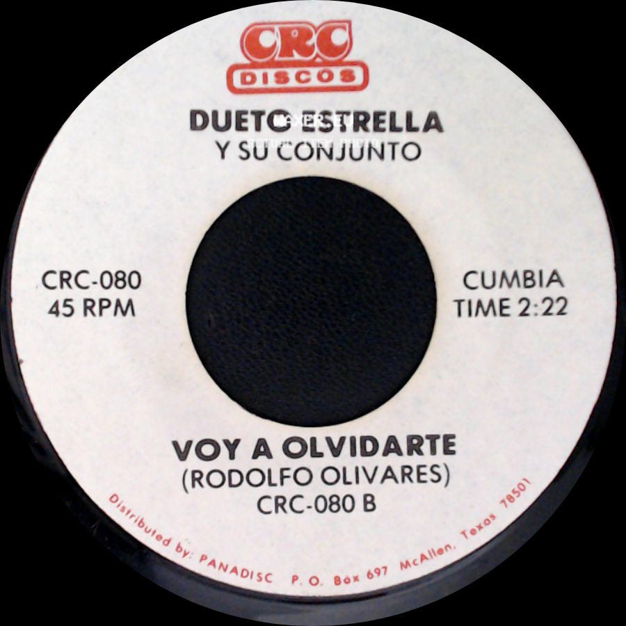Dueto Estrella Y Su Conjunto - El Mojado Sentenciado / Voy A Olvidarte side B