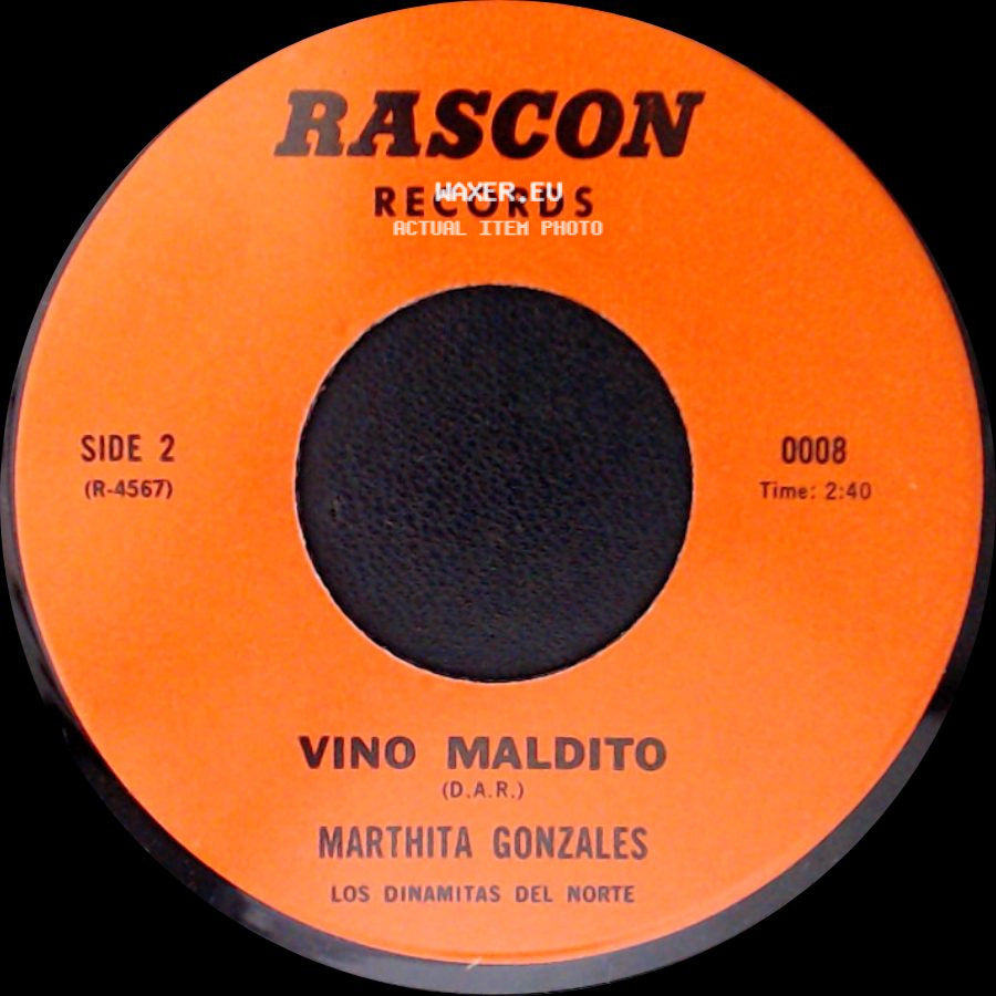 Marthita Gonzales - La Misma / Vino Maldito side B