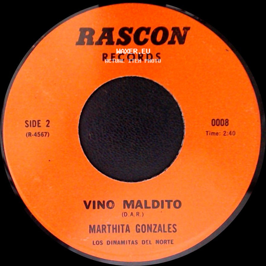 Marthita Gonzales - La Misma / Vino Maldito side B