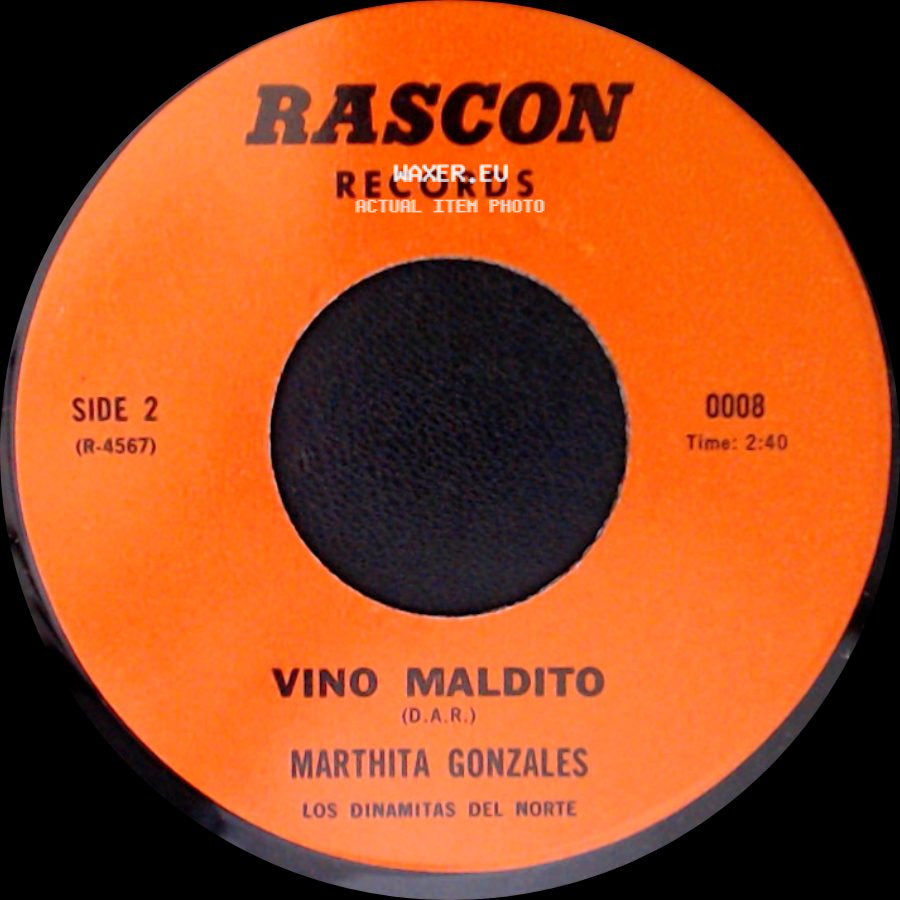 Marthita Gonzales - La Misma / Vino Maldito side B