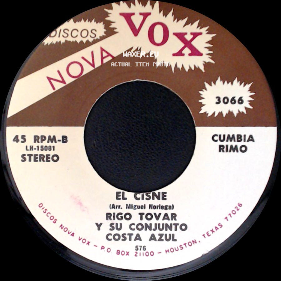 Rigo Tovar Y Su Conjunto Costa Azul - Macondo / El Cisne side B