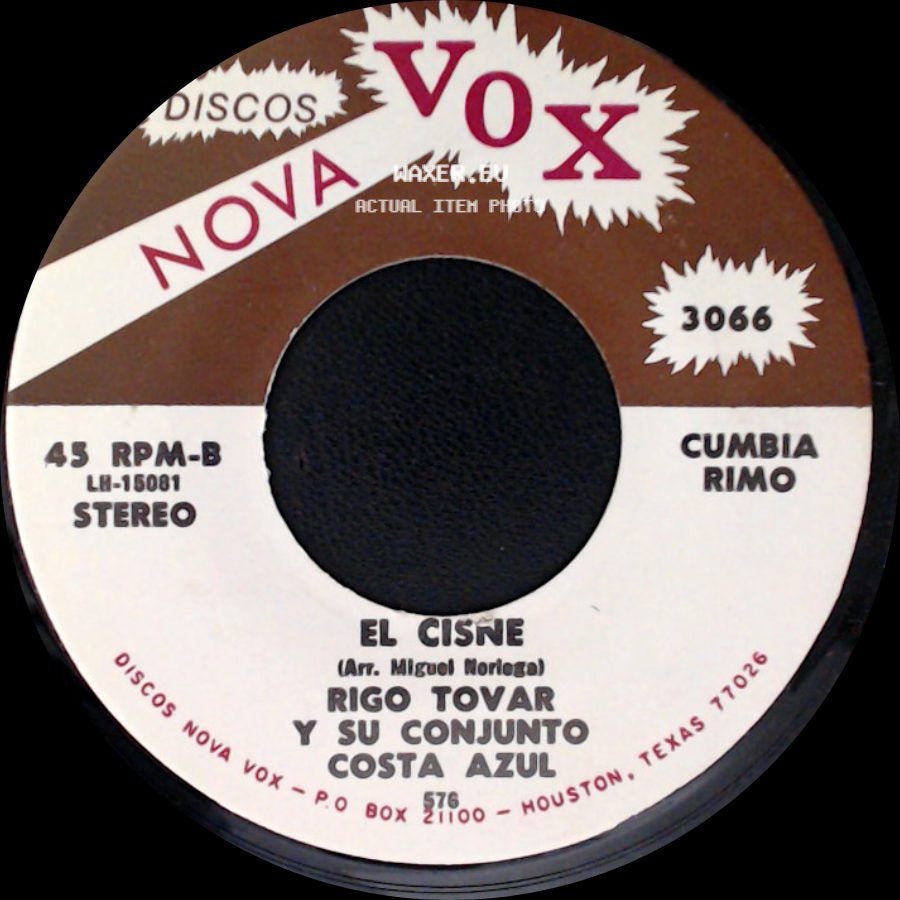 Rigo Tovar Y Su Conjunto Costa Azul - El Cisne / Macondo side A