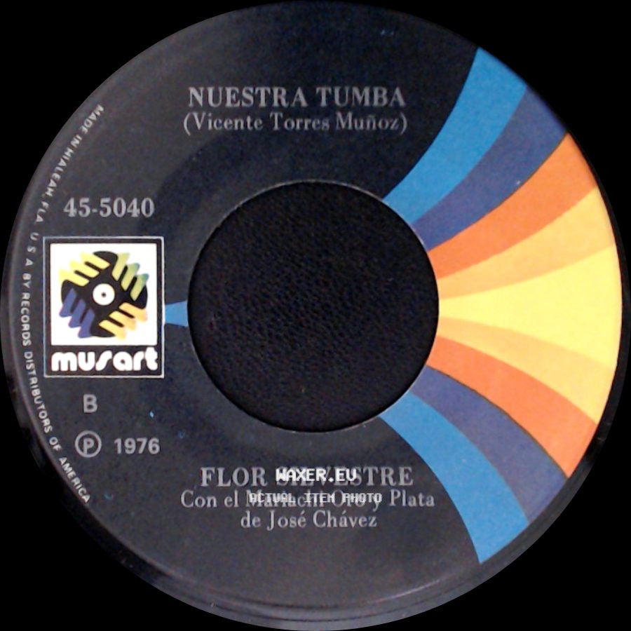 Flor Silvestre Con El Mariachi Oro Y Plata De Jose Chavez / Flor Silvestre - La Basurita / Nuestra Tumba side B