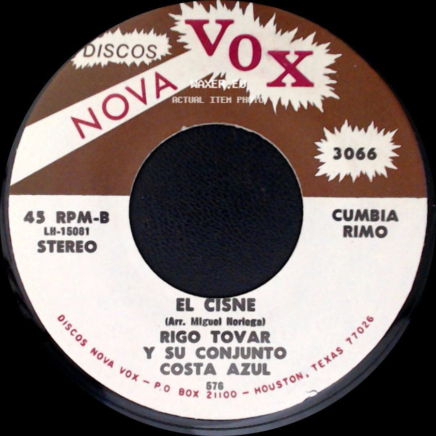 Rigo Tovar Y Su Conjunto Costa Azul - El Cisne / Macondo side A