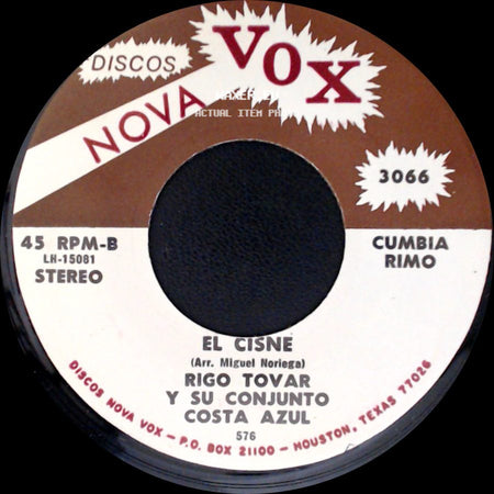 Rigo Tovar Y Su Conjunto Costa Azul - Macondo / El Cisne side B
