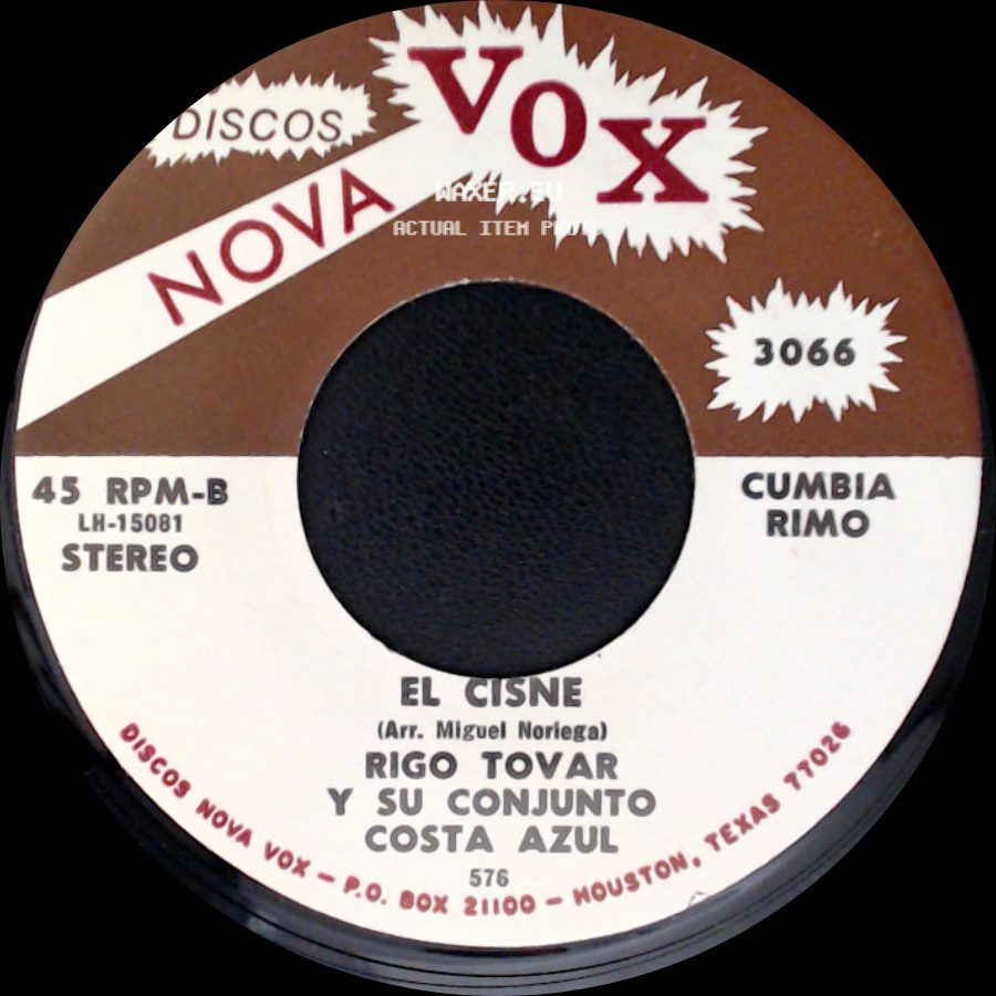 Rigo Tovar Y Su Conjunto Costa Azul - Macondo / El Cisne side B