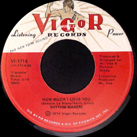 Rhythm Makers - You're Never Too Old (To Get On Down) / How Much I Love You side B
