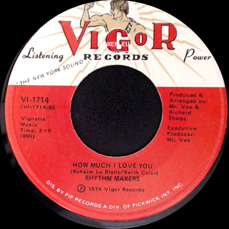 Rhythm Makers - You're Never Too Old (To Get On Down) / How Much I Love You side B
