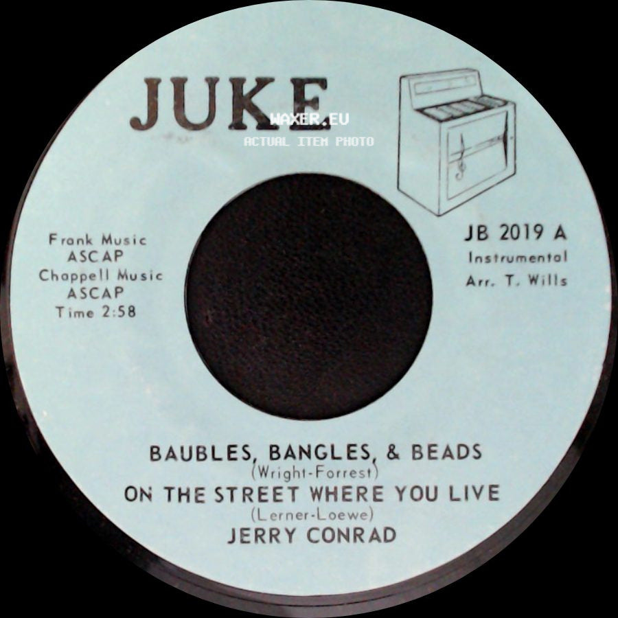 Jerry Conrad - Tenderly / Baubles, Bangles, & Beads / On The Street Where You Live side B